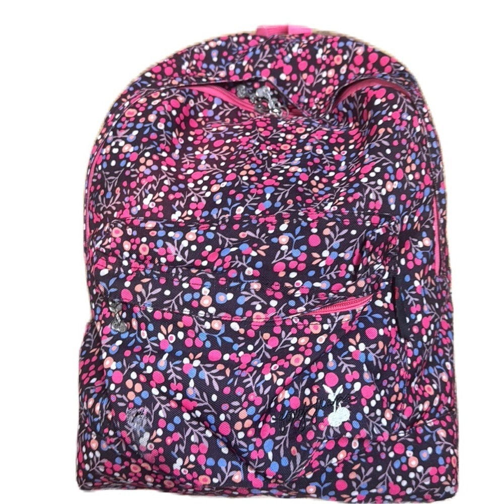 Foxy Standard Size Backpack with Floral Print